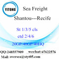 Shantou Port Sea Freight Versand nach Recife